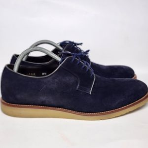 To Boot Navy Blue Suede Oxfords
